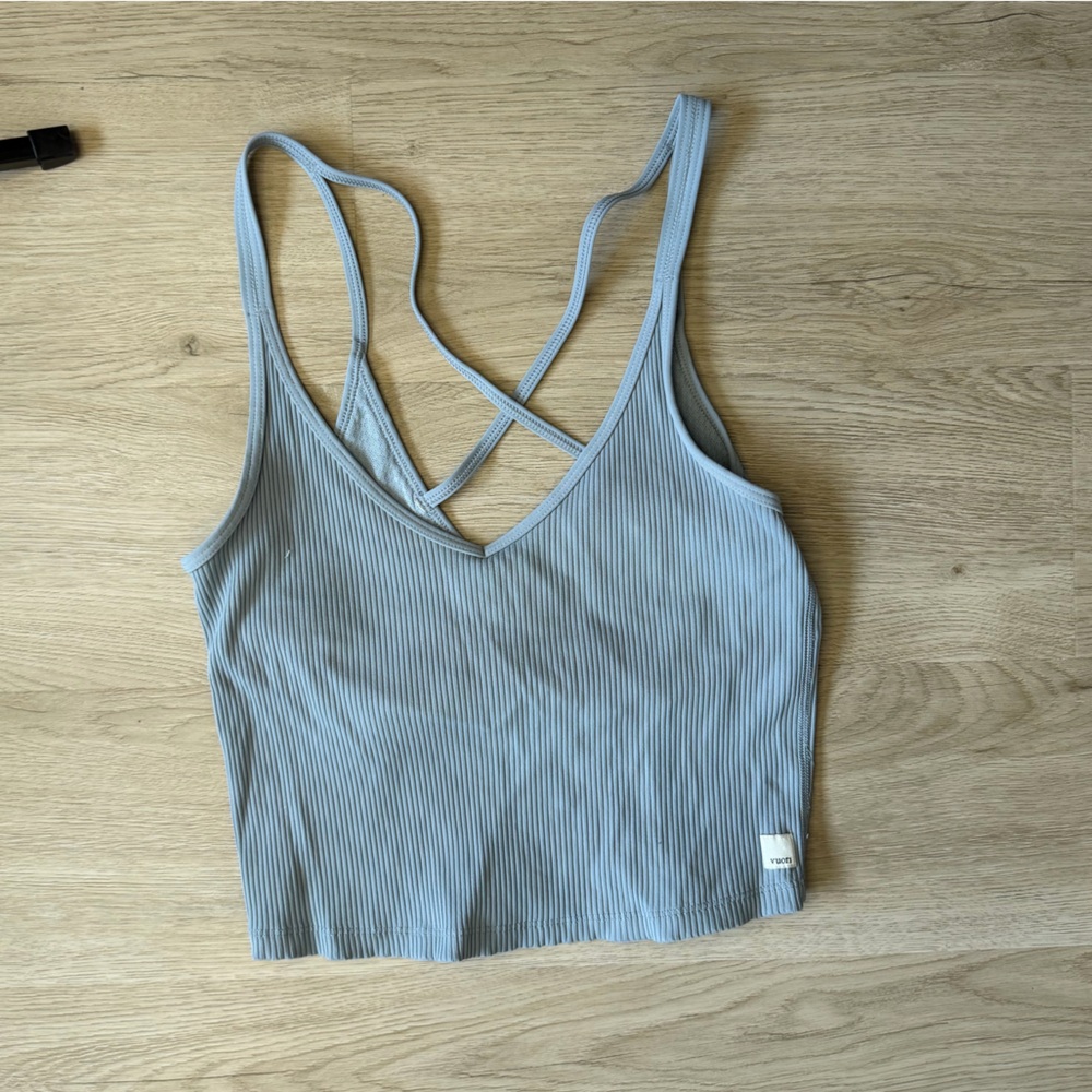 Vuori cropped ribbed tank
